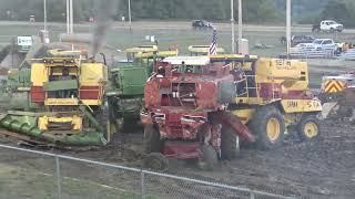 COMBINE DEMO DERBY Scott County Fair [upl. by Anilasor]