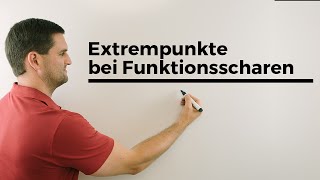 Extrempunkte bei Funktionsscharen Hochpunkt Tiefpunkt  Mathe by Daniel Jung [upl. by Lisab]