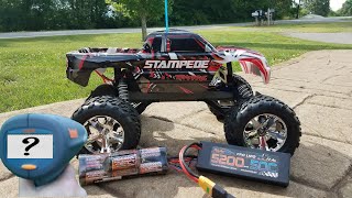 Traxxas Stampede xl5 2wd Top Speed Nimh vs 2s Lipo Speed Test How fast is the Stampede [upl. by Mcgrath26]