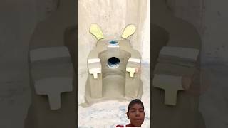 New Rabbit Chulha shorts diy craft clay village rular chulha [upl. by Furlani]