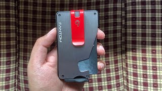 FANTOM S Wallet with Titanium Money Clip Review [upl. by Anitsuga]