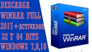 COMO DESCARGAR WINRAR EN Su Ultima Version FULL  Activador Windows 32 amp 64 Bits 2019 [upl. by Enegue]