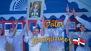 palosDominicanos identidadDominica Palos y Atabales folklore dominicano coreografía quotWanda Camiloquot [upl. by Laspisa]