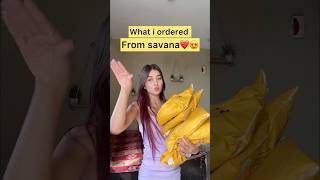 What I ordered from Savana❤️😍 fashionhaul haul trending fashion ootd ytshorts [upl. by Aicilf]