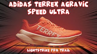 Adidas Terrex Agravic Speed Ultra  Lightstrike Pro Trail 👍😀🏃  runningshoes [upl. by Auberbach]