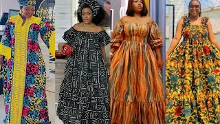 🔥GRAND STYLE TENUE AFRICAINE DE ROBE LONGUE MOYENNE 2024 WAXPAGNE AFRICAN CASUAL DRESS ANKARA GOWN [upl. by Auehsoj129]