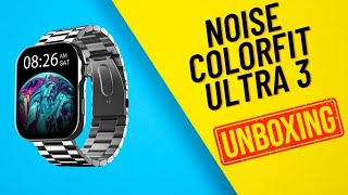 Noise ColorFit Ultra 3 Bluetooth Calling Smart Watch with Big 196 AMOLED Display  UnboxingampReview [upl. by Jaclyn]