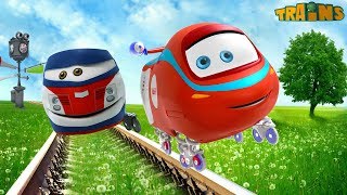 Videosammlung mit Loks Züge Trains  Animationsfilme für Kinder [upl. by Sell62]