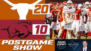 Texas Wins At Arkansas  Longhorns Postgame Show [upl. by Ydnyc]