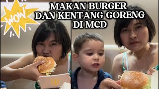 QUALITY TIME SAMA ANAK MAKAN KENTANG GORENG SAMA BURGER [upl. by Grodin27]