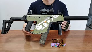 Kriss Vector Auto Shell Ejection Soft Bullet Toy Gun Unboxing 2023 [upl. by Atinihs23]