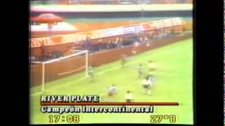 INTERCONTINENTAL 1986 River Plate vs Steaua Bucarest 1 a 0 [upl. by Raouf406]