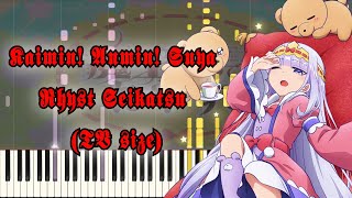 Maoujou de Oyasumi OP  Kaimin Anmin Suya Rhyst Seikatsu TV size Piano Arrangement [upl. by Arline]