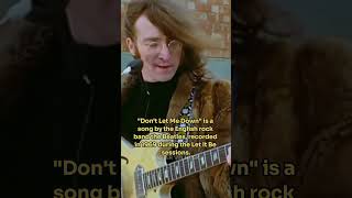 DONT LET ME DOWN  THE BEATLES  ROOFTOP CONCERT  JANUARY 30 1969 [upl. by Allemat]