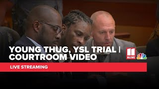 Young Thug YSL trial live stream  Jurors to return Monday August 12 [upl. by Harold957]