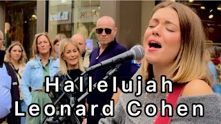 Street performers incredibly moving version of ‘Hallelujah’ ￼ Leonard Cohen Allie Sherlock Cover [upl. by Harms]