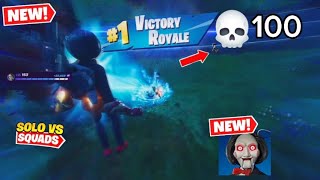 100 Elimination Solo Vs Squads “Zero Build” Gameplay Win Fortnite Chapter 5 [upl. by Pohsib]