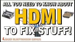 All You Need To Know About HDMI To Fix Stuff  Port Broken No Video Picture Output Repair Replace [upl. by Purdy582]