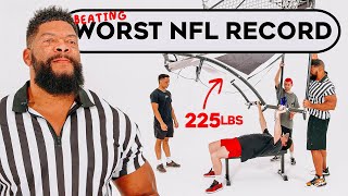 We Tried To Beat The NFLS WORST Combine Record [upl. by Jemmy978]