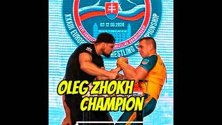 oleg zhokh european championship  Left arm [upl. by Langer271]