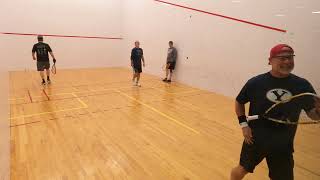 Racquetball doubles game 4 [upl. by Aitnuahs2]