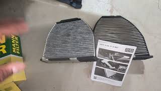 Mercedes E350 W212 Cabin Air Filter Change [upl. by Yelkcub258]