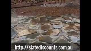 How to Lay Crazy Paving Flagstone Part 1 of 2 [upl. by Aixela]