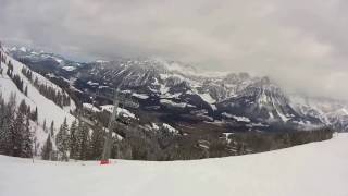 Skiwelt  Ellmau Piste 99 Verbindung KöglbahnTanzboden [upl. by Lidaa]