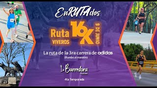 SPLIT 16k de Adidas en Viveros de Coyoacan EnRUTAdos  Rumbo al Maraton CDMX 2024 [upl. by Pollux]