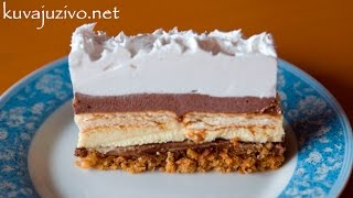 Kinder torta  Najlepša posna torta [upl. by Erfert]