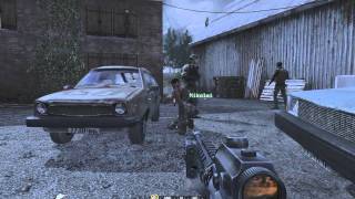 quotCall of Duty 4 Modern Warfare 1quot full walkthrough on Veteran Act 1 Mission 4  Hunted [upl. by Anyzratak]