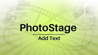 How to Add Text to Slideshows  PhotoStage Slideshow Software Tutorial [upl. by Lienhard21]