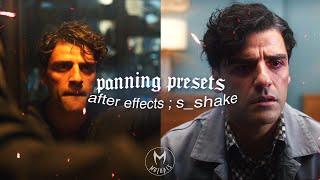 panning presets  sshake  after effects [upl. by Zuzana]