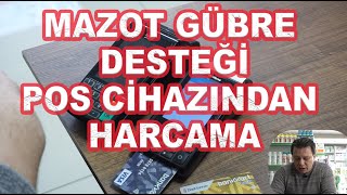 Mazot Gübre Desteği Pos Cihazından Nasıl Çekilir [upl. by Gerk]