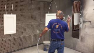 Spraying cabinet door painted [upl. by Calv747]