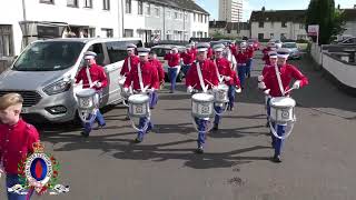 Moneydig Young Conquerors FB  Cloughfern Young Conquerors Fb 50th Anniversary Parade 190823 [upl. by Gefen]