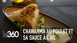 À lheure du ftour Chawarma au poulet et sa sauce à l’ail [upl. by Wrdna865]