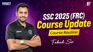 FRC SSC 2025 এর Update  Course Routine  Fahads tutorial  FRC [upl. by Murray747]