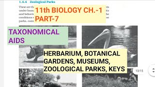 Class 11 BiologyCh1 Part7Taxonomical AidsStudy with Farru [upl. by Reyam]