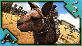 EXPLORING THE DUNES AND PROCOPTODON TAMING  Ark RAGNAROK DLC Gameplay S3E4 [upl. by Mrots]