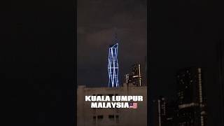 Menara tertinggi di Kuala lumpur Malaysia shorts pnb118 merdekatower [upl. by Eneloj]