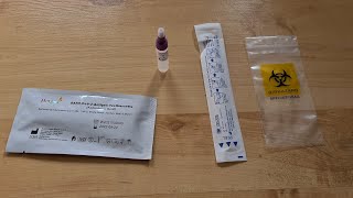 Anleitung Corona Schnelltest · Covid19 Test selbst machen · Hotgen Test Deutschland · Antigen Test [upl. by Acinomal871]