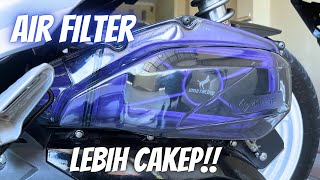 MODIF PAKET LENGKAP AIR FILTER UMA RACING  COVER ZHIPAT  Project Vario Episode 9 [upl. by Valli588]