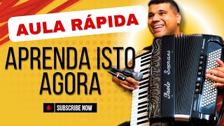 Aula de Acordeon Curta rápida e objetiva [upl. by Qulllon]