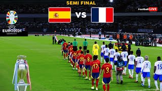 Spain Vs France  UEFA Euro 2024 Semi Final  Full Match Penalties  Realistic PES Gameplay [upl. by Galan384]