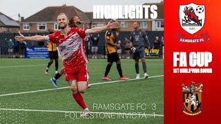 Ramsgate FC vs Folkestone Invicta [upl. by Natek]