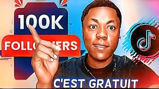 1 Site Gratuit pour 100K ABONNÉS et Likes TIKTOK en 15 jours [upl. by Clayberg]