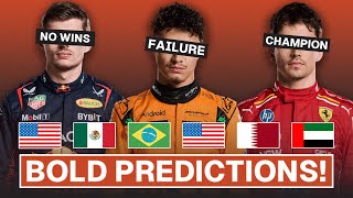 Our BOLD F1 Predictions for the Last Six Races [upl. by Chancey]