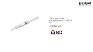 10ml Posiflush XS Externally Sterile Pack of 30 306572 [upl. by Melmon385]