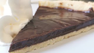 Tarte au chocolat FACILE avec peu dingrédients [upl. by Niliac]